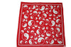 Square Red Ying and Yang Bandana